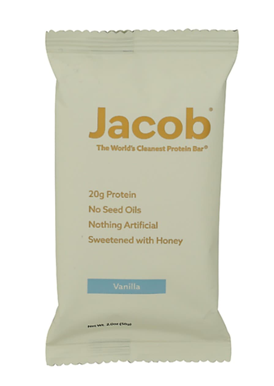 Jacob Vanilla protein bar