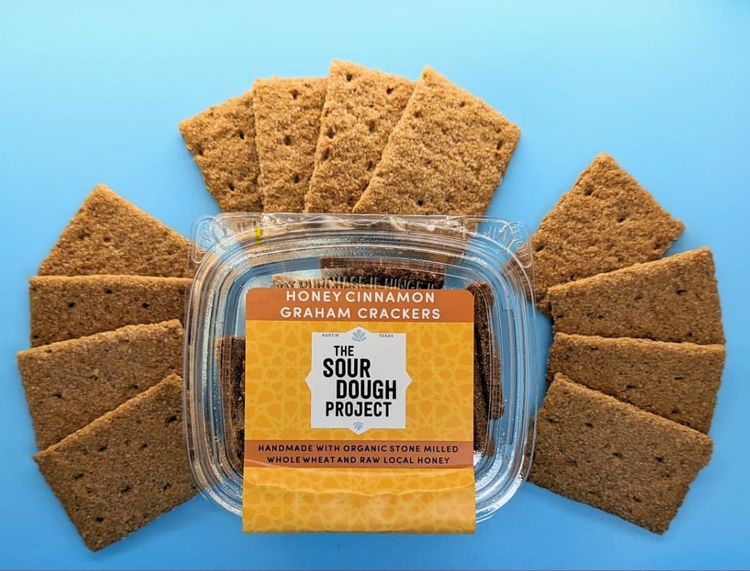 The Sour Dough Project Honey cinnamon graham crackers
