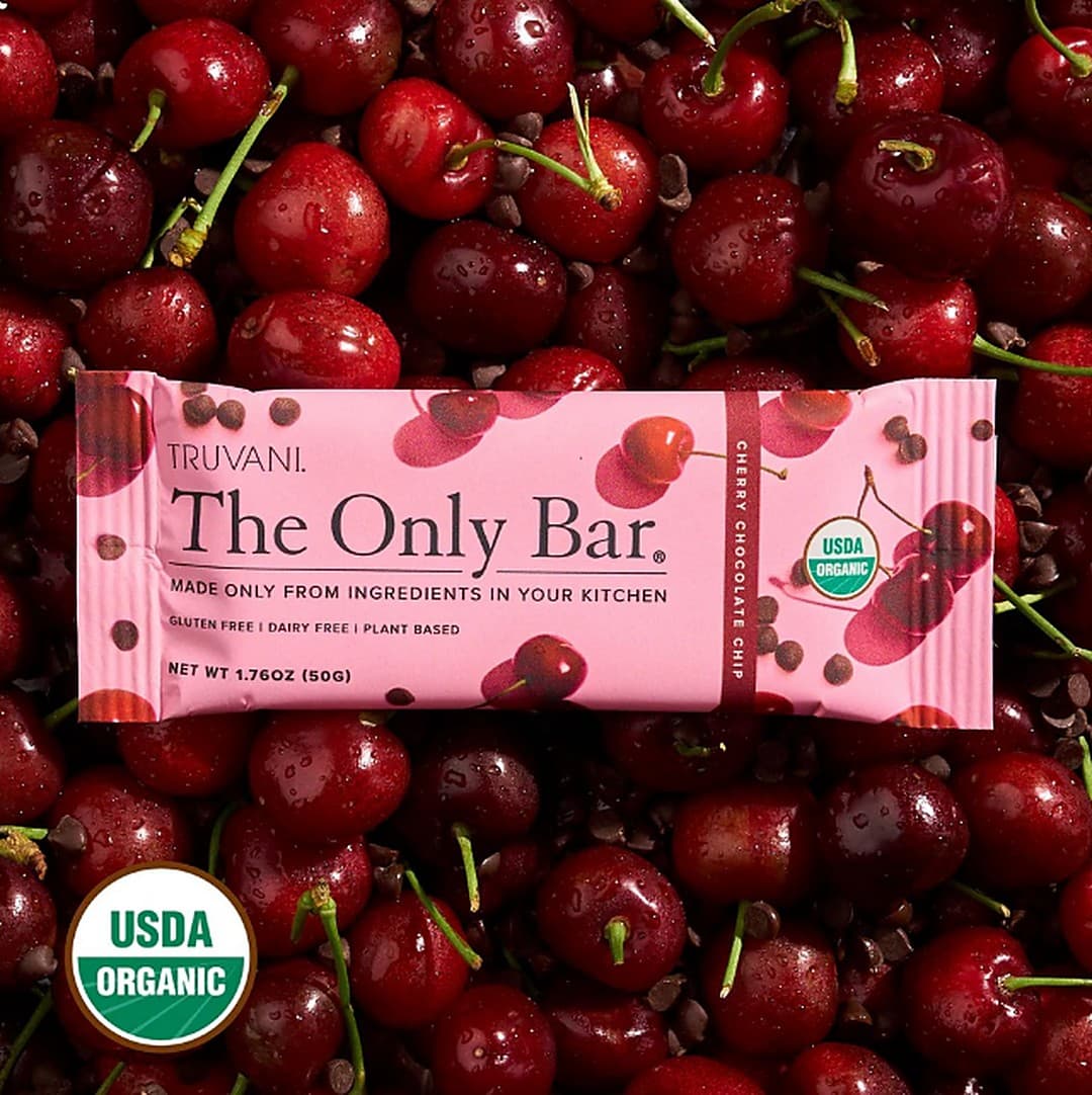Truvani Cherry chocolate chip bar